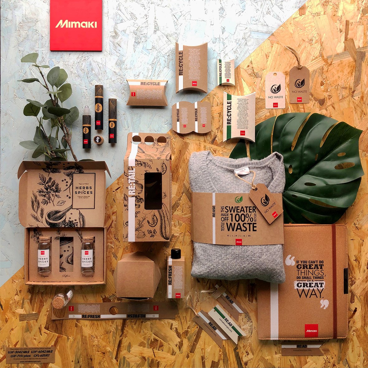 Mimaki_ Sustainable Packaging Samples